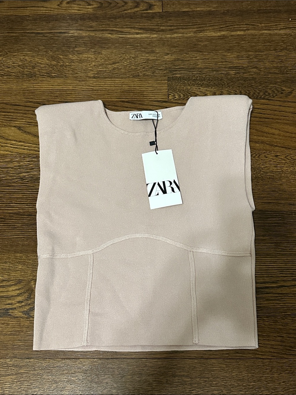 NWT Zara Dusty Rose Tank - size small